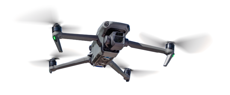 Drone Surveys by Efficient Party Wall